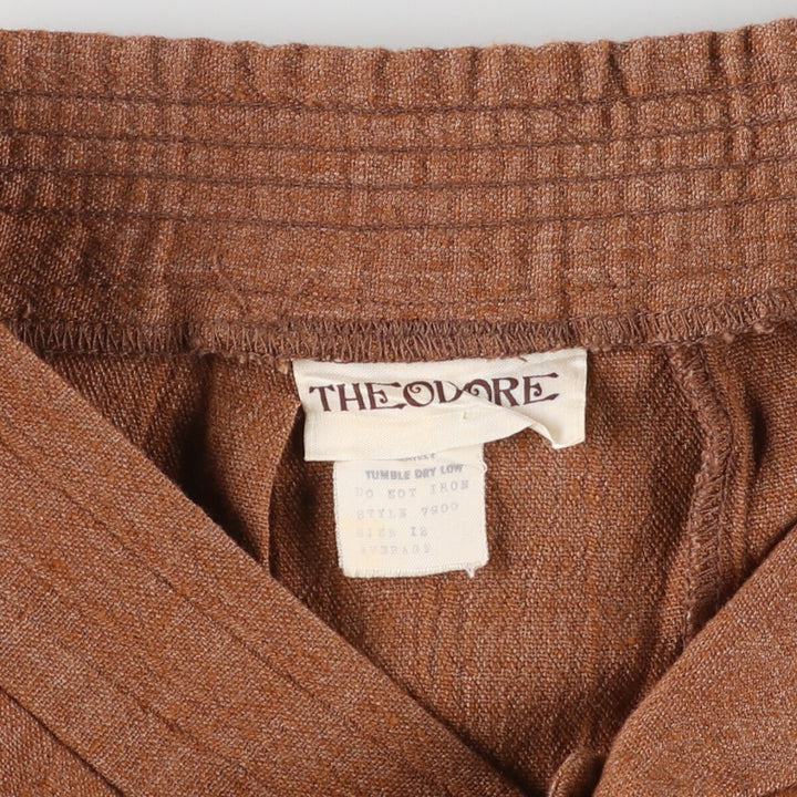 80's THEODORE slacks pants women's L (w28) vintage /eaa444447