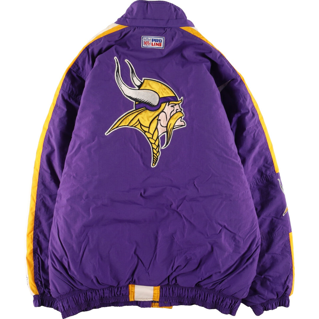 90'S Starter NFL Minnesota Vikings Back Logo Padded Jacket Puffer Jacket Men's XXL Vintage /eaa444569