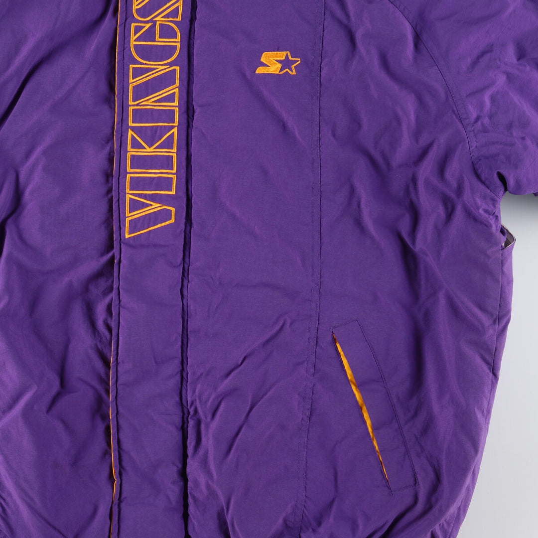 90'S Starter NFL Minnesota Vikings Back Logo Padded Jacket Puffer Jacket Men's XXL Vintage /eaa444569