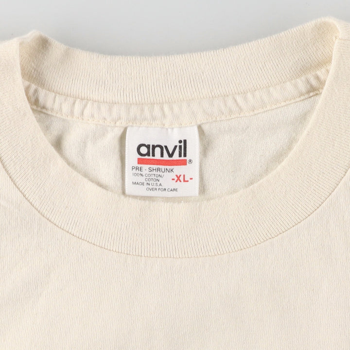 90'S Anvil MARK TEAIN Mark Twain Great People T-shirt Made in USA Men's XL Vintage /eaa444572
