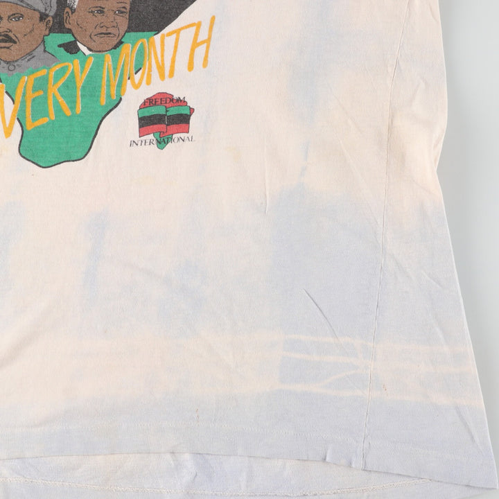 90'S BLACK HISTORY MONTH Printed T-shirt, Men's XL, Vintage /eaa444576