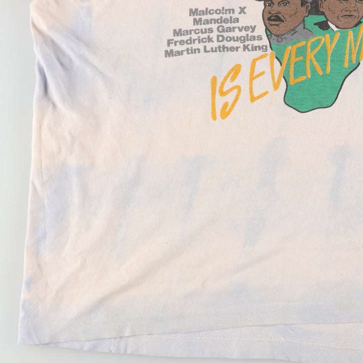90'S BLACK HISTORY MONTH Printed T-shirt, Men's XL, Vintage /eaa444576