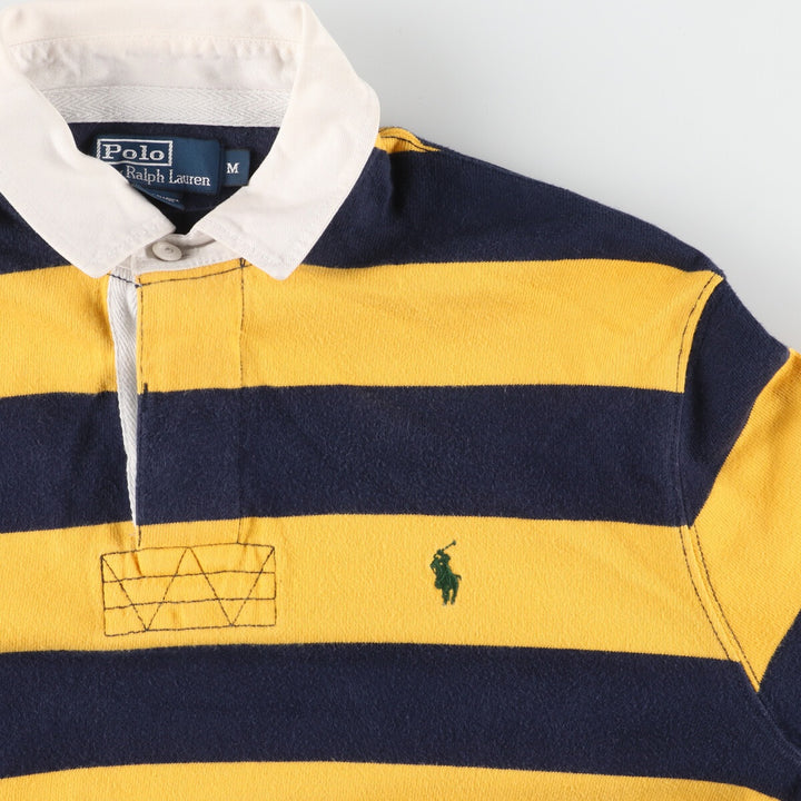 Ralph Lauren POLO by Ralph Lauren Striped Pattern Long Sleeve Rugby Shirt Men's M /eaa444579