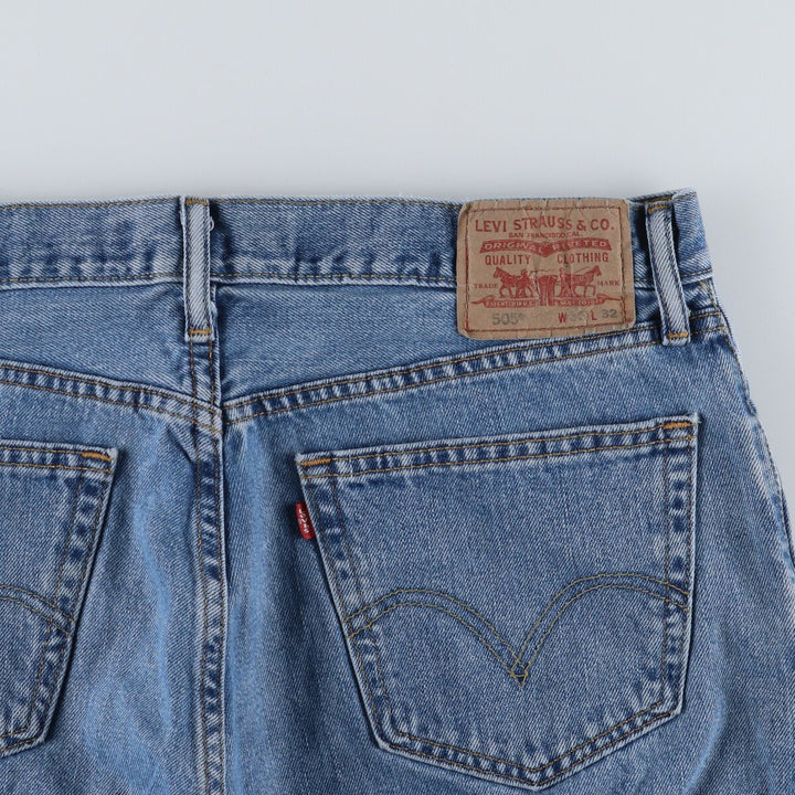 Levi's 505 STRAIGHT FIT tapered denim pants for men w36 / eaa444613