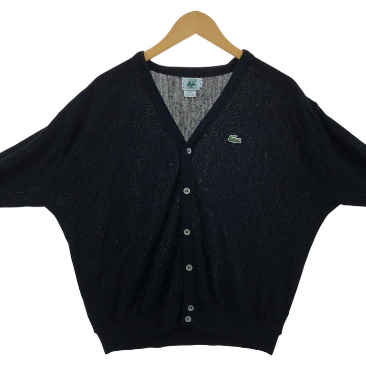 80s~90'S Lacoste LACOSTE IZOD Acrylic Knit Cardigan Made in USA Men's L Size Vintage /eaa444619