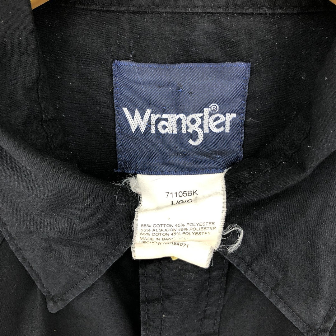 Wrangler Long Sleeve Western Shirt Men's L /eaa444661