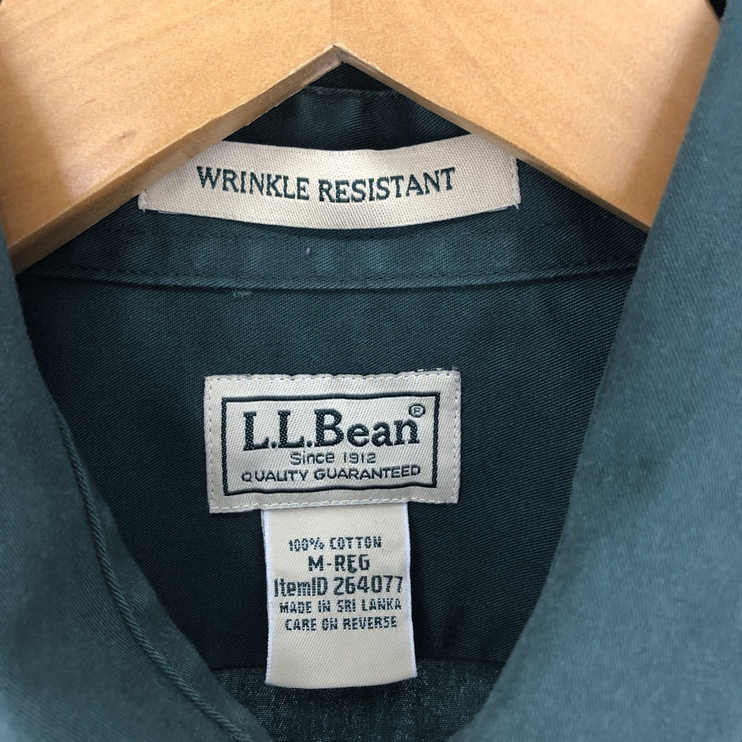 LLBean Long Sleeve Cotton Shirt Men's M /eaa444670