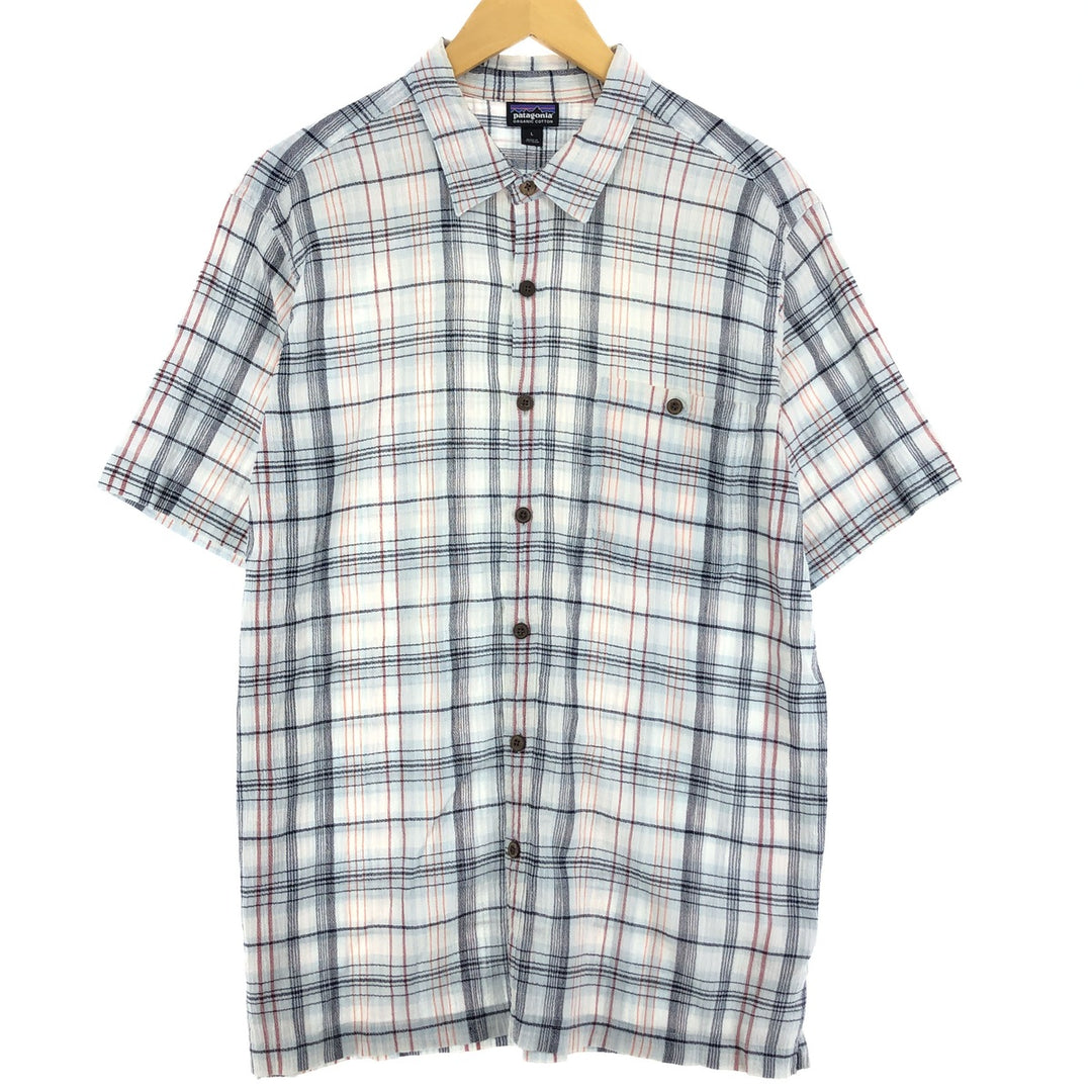 Patagonia 52921SP16 Short Sleeve Check Shirt Men's L /eaa444758