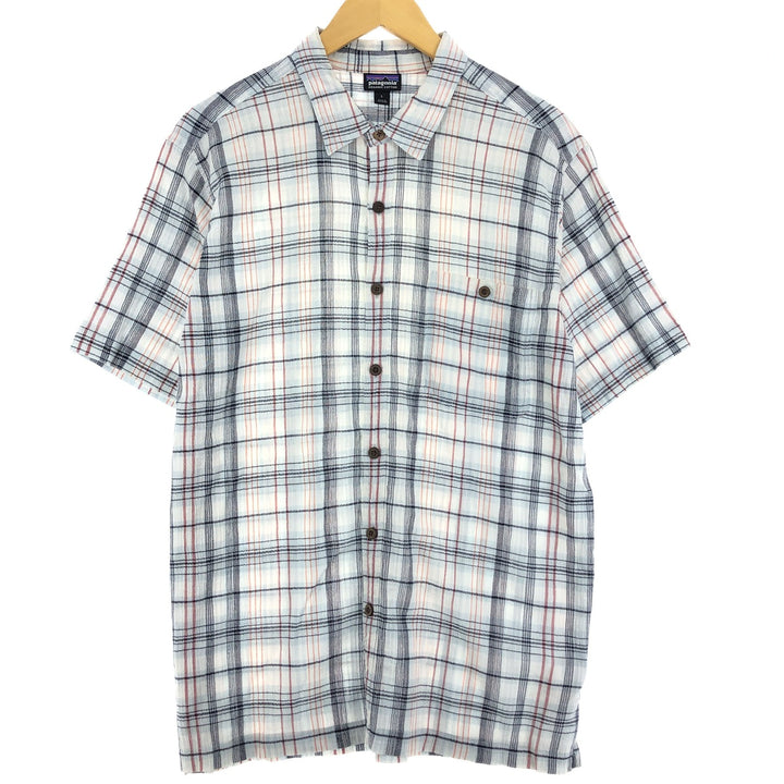 Patagonia 52921SP16 Short Sleeve Check Shirt Men's L /eaa444758