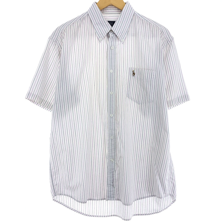 Ralph Lauren short sleeve striped shirt, men's L /eaa444780