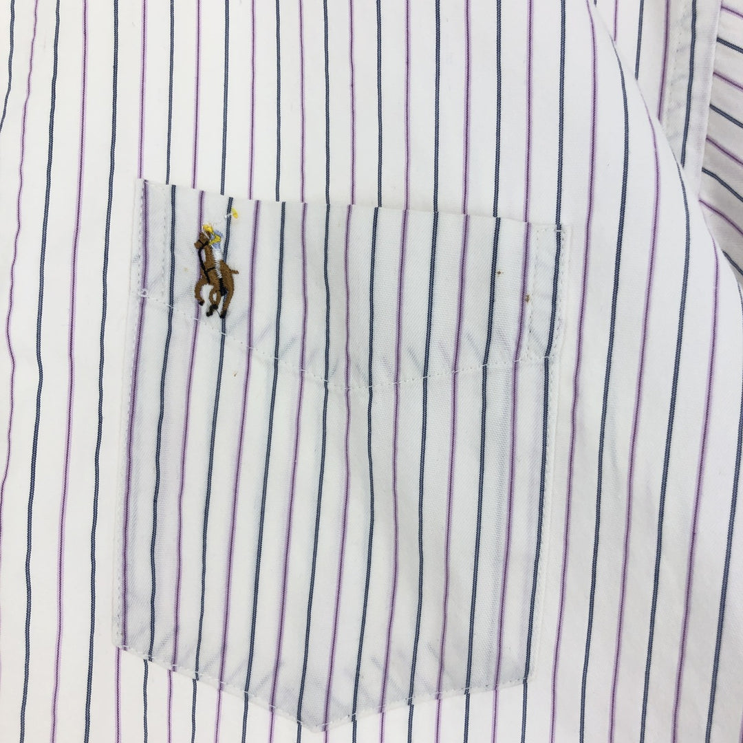 Ralph Lauren short sleeve striped shirt, men's L /eaa444780