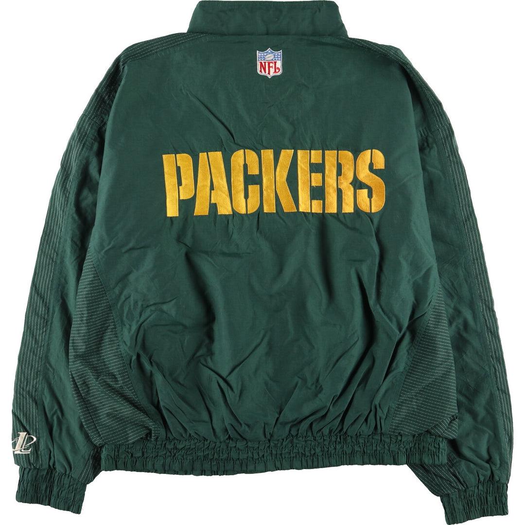 90'S LOGO ATHLETIC NFL GREEN BAY PACKERS Nylon Jacket Men's XXL Vintage /eaa444804