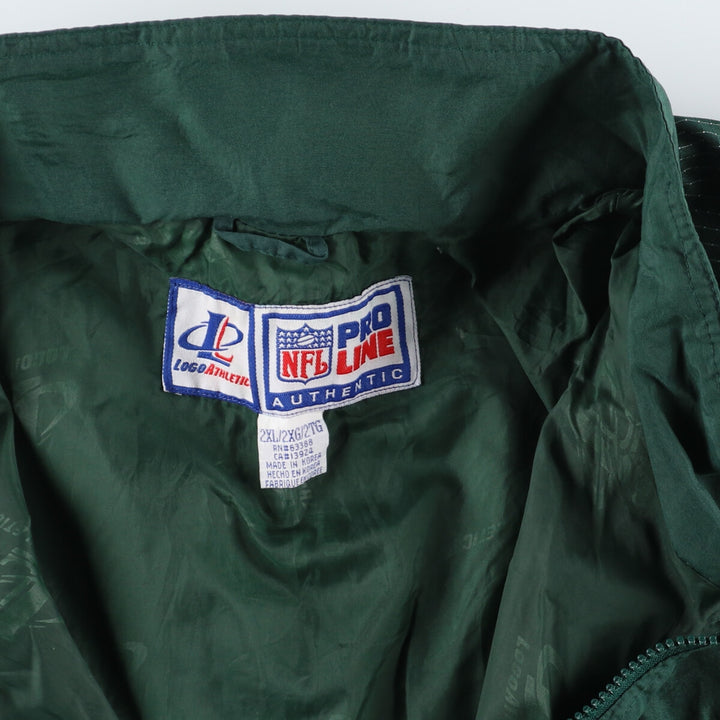 90'S LOGO ATHLETIC NFL GREEN BAY PACKERS Nylon Jacket Men's XXL Vintage /eaa444804