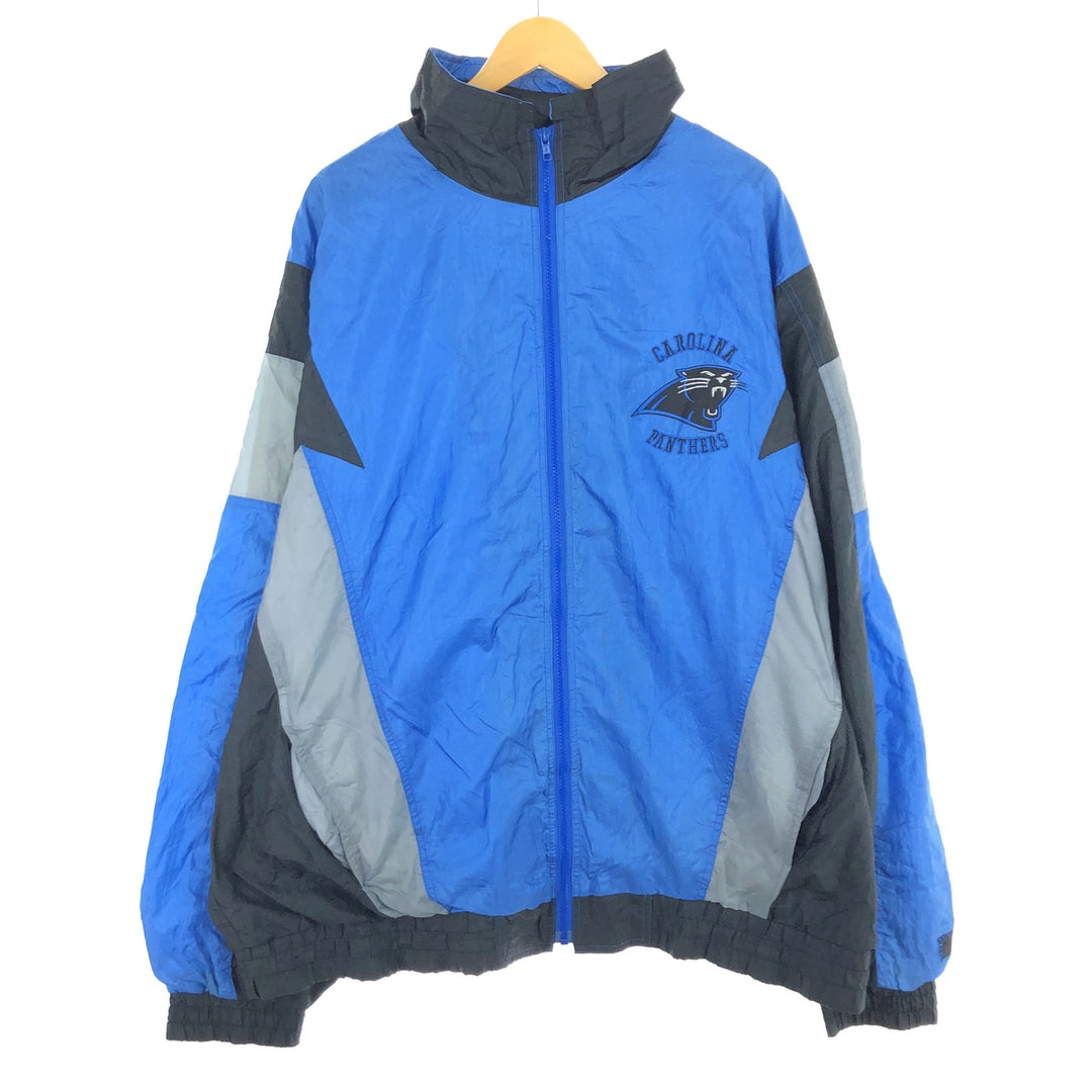 90'S COLOR WORKS NFL CAROLINA PANTHERS nylon jacket men's XXL vintage /eaa444805