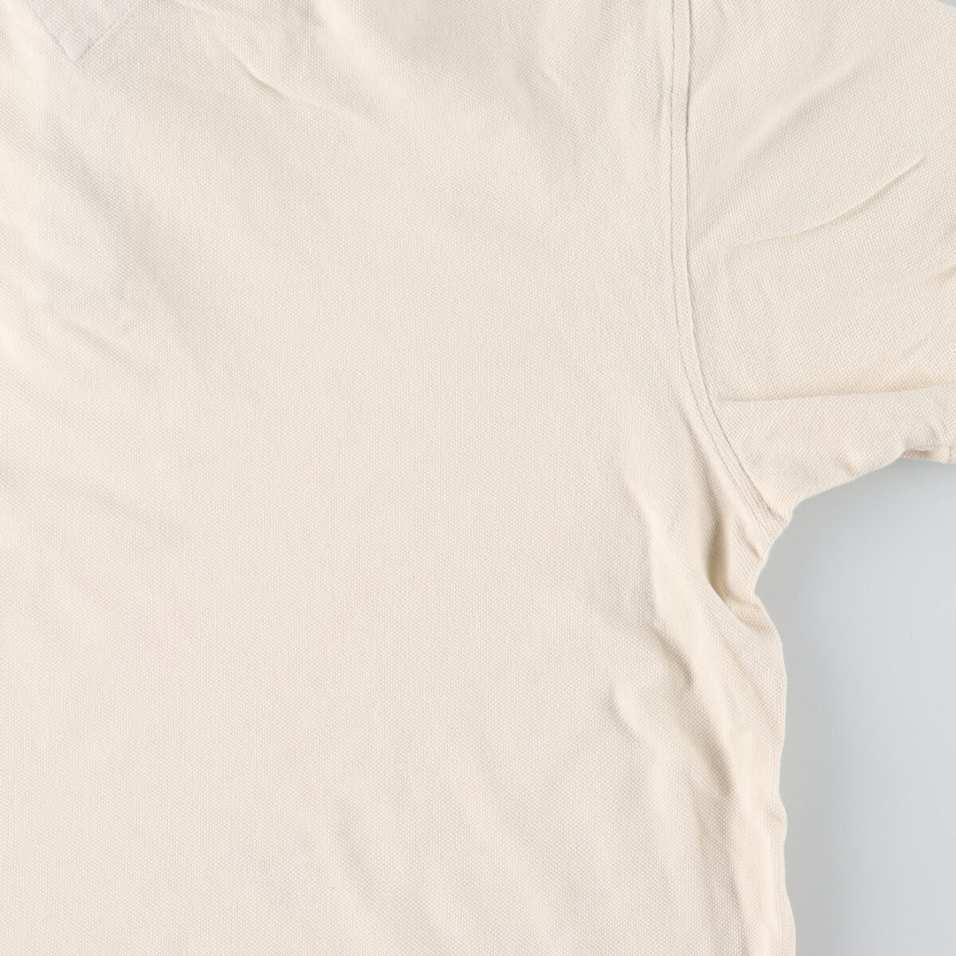 Tommy Hilfiger short sleeve polo shirt for men, size M cotton white type Vintage Second Hand