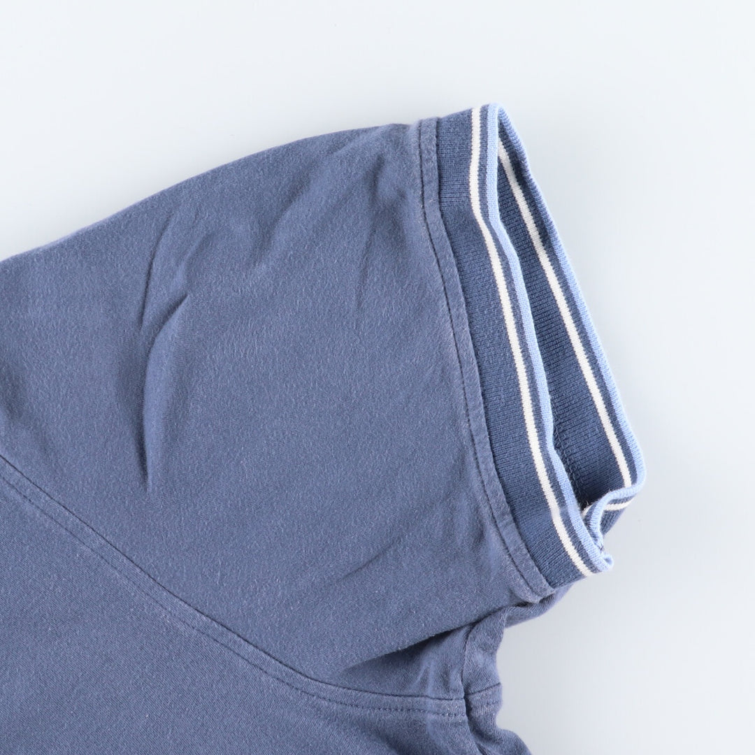 Tommy Hilfiger short sleeve polo shirt for men, XXL cotton navy blue type Vintage Second Hand