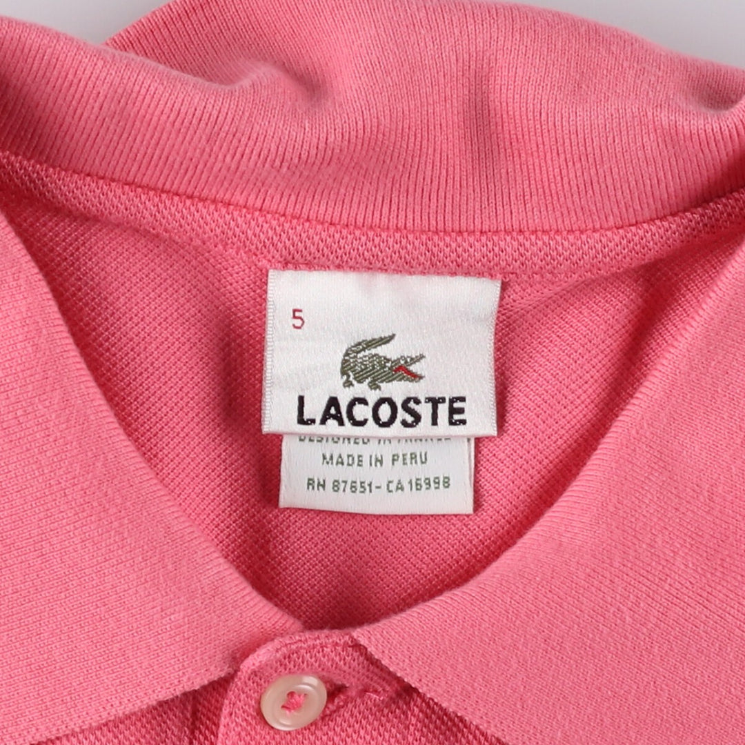 Lacoste LACOSTE French design short sleeve polo shirt size 5 Men's M /eaa444830