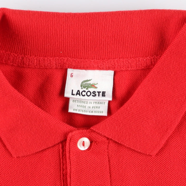 Lacoste LACOSTE French design short sleeve polo shirt size 6 men's XL /eaa444835