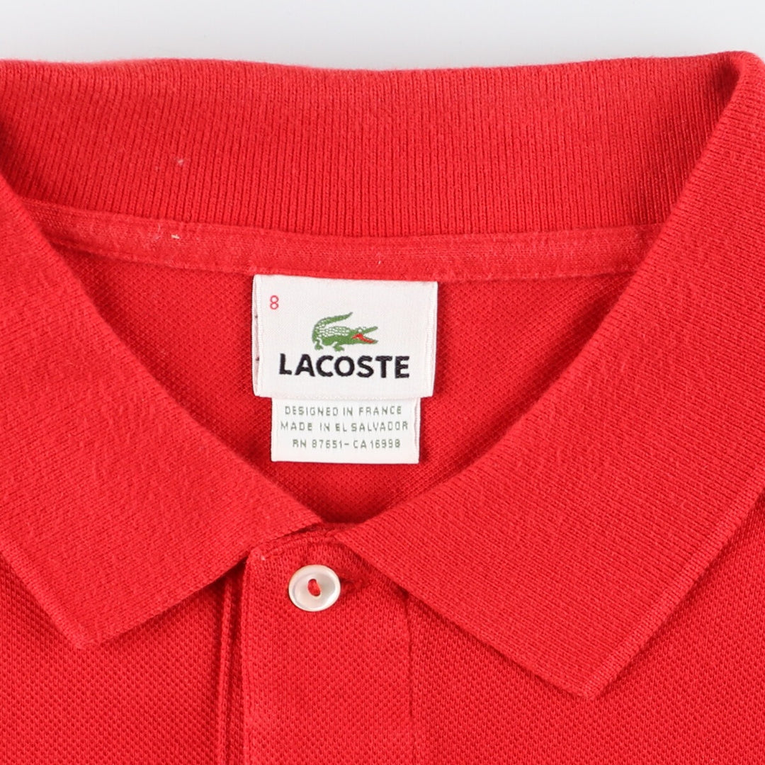 Lacoste LACOSTE French design short sleeve polo shirt size 8 men's XXL /eaa444849