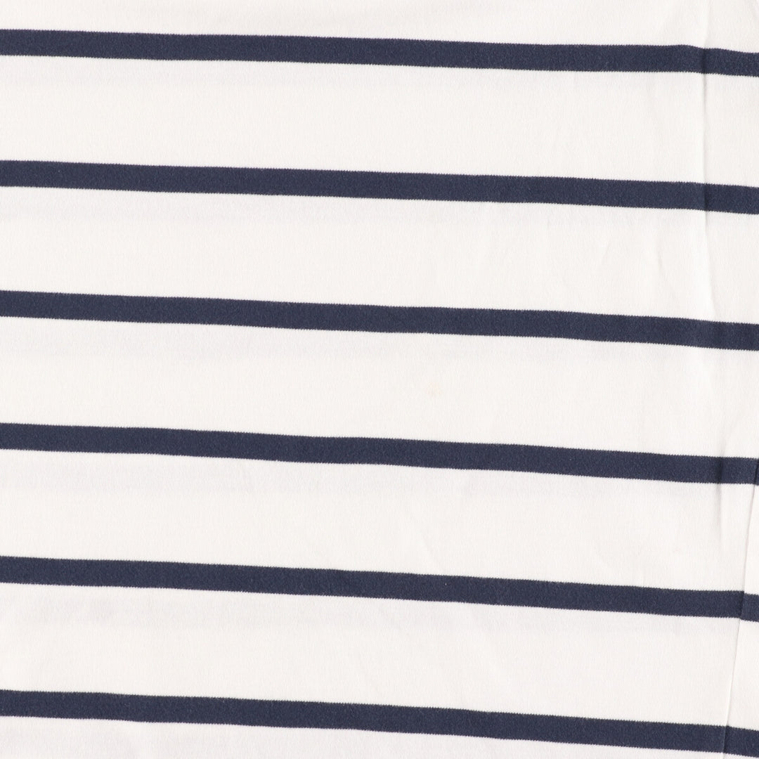 Tommy Hilfiger Short Sleeve Striped Polo Shirt Men's XL cotton white type Vintage Second Hand