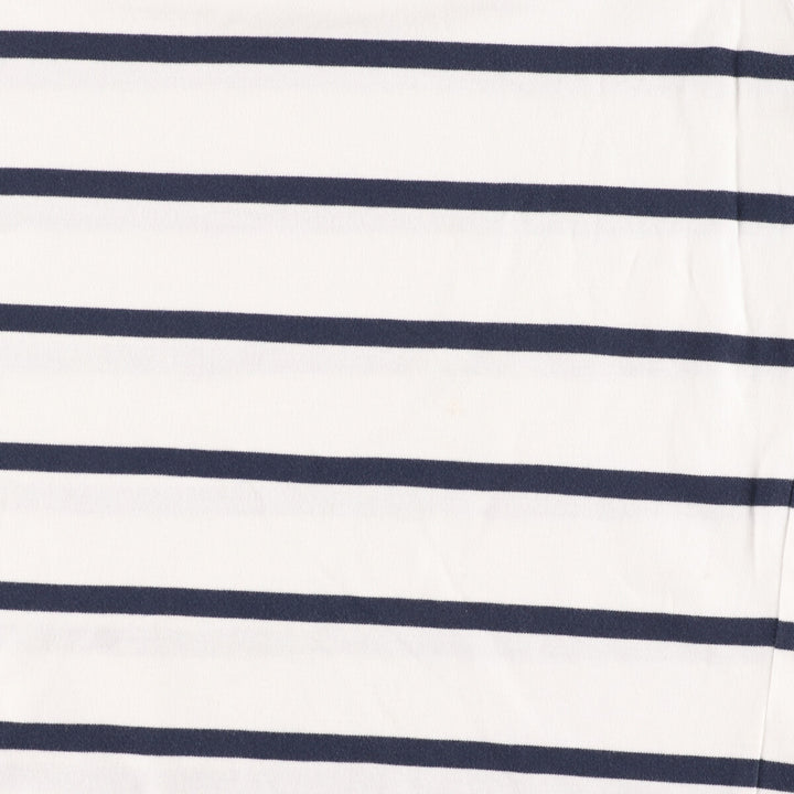 Tommy Hilfiger Short Sleeve Striped Polo Shirt Men's XL cotton white type Vintage Second Hand