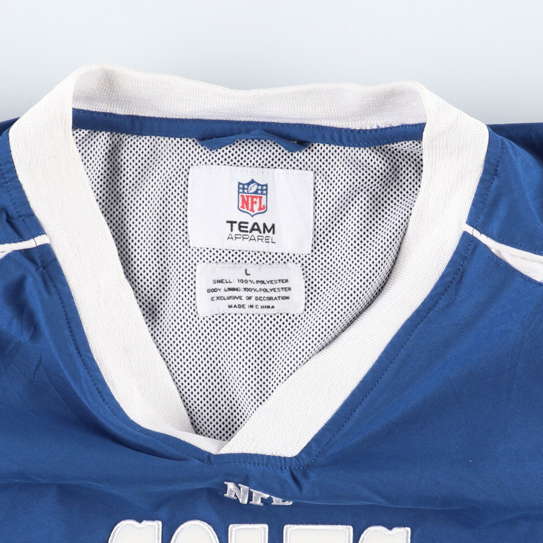 NFL INDIANAPOLIS COLTS Indianapolis Colts V-neck warm-up pullover Men's L /eaa444885