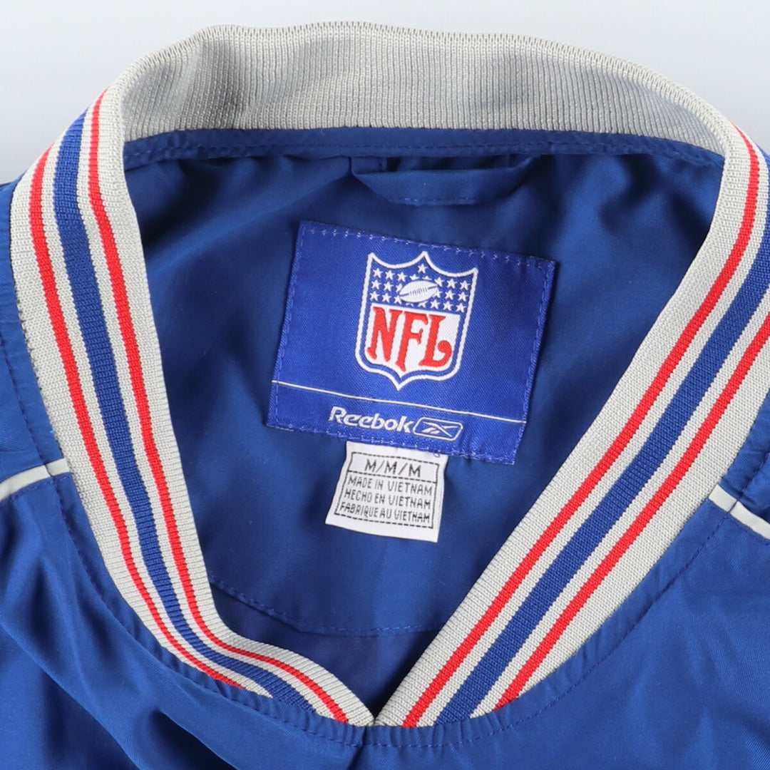 Reebok NFL NEW YORK GIANTS New York Giants V-neck warm-up pullover Men's M /eaa444892