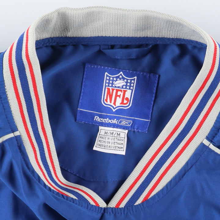 Reebok NFL NEW YORK GIANTS New York Giants V-neck warm-up pullover Men's M /eaa444892