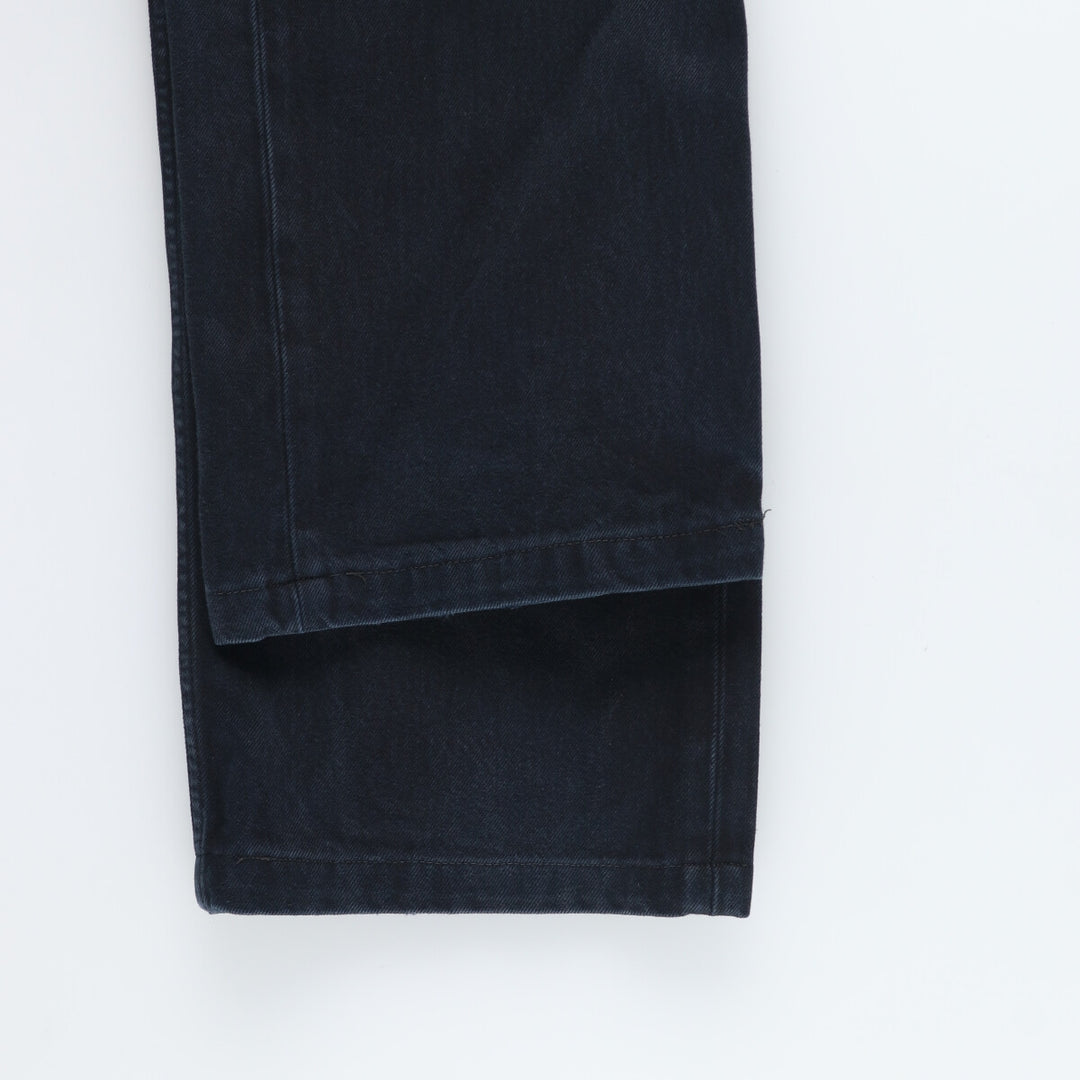 Levi's 501 post-dyed black denim straight denim pants for men w36/eaa444972