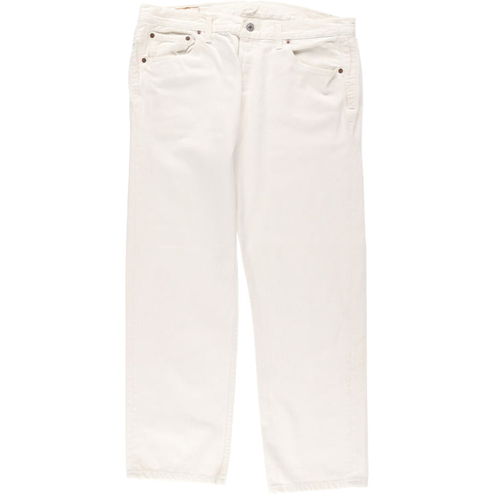 Levi's 501 White Denim Straight Denim Pants Men's W37 / eaa444988