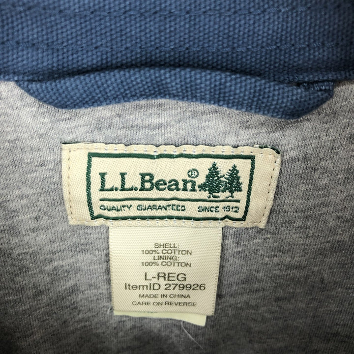 LLBean Long Sleeve Work Shirt Men's L /eaa445008