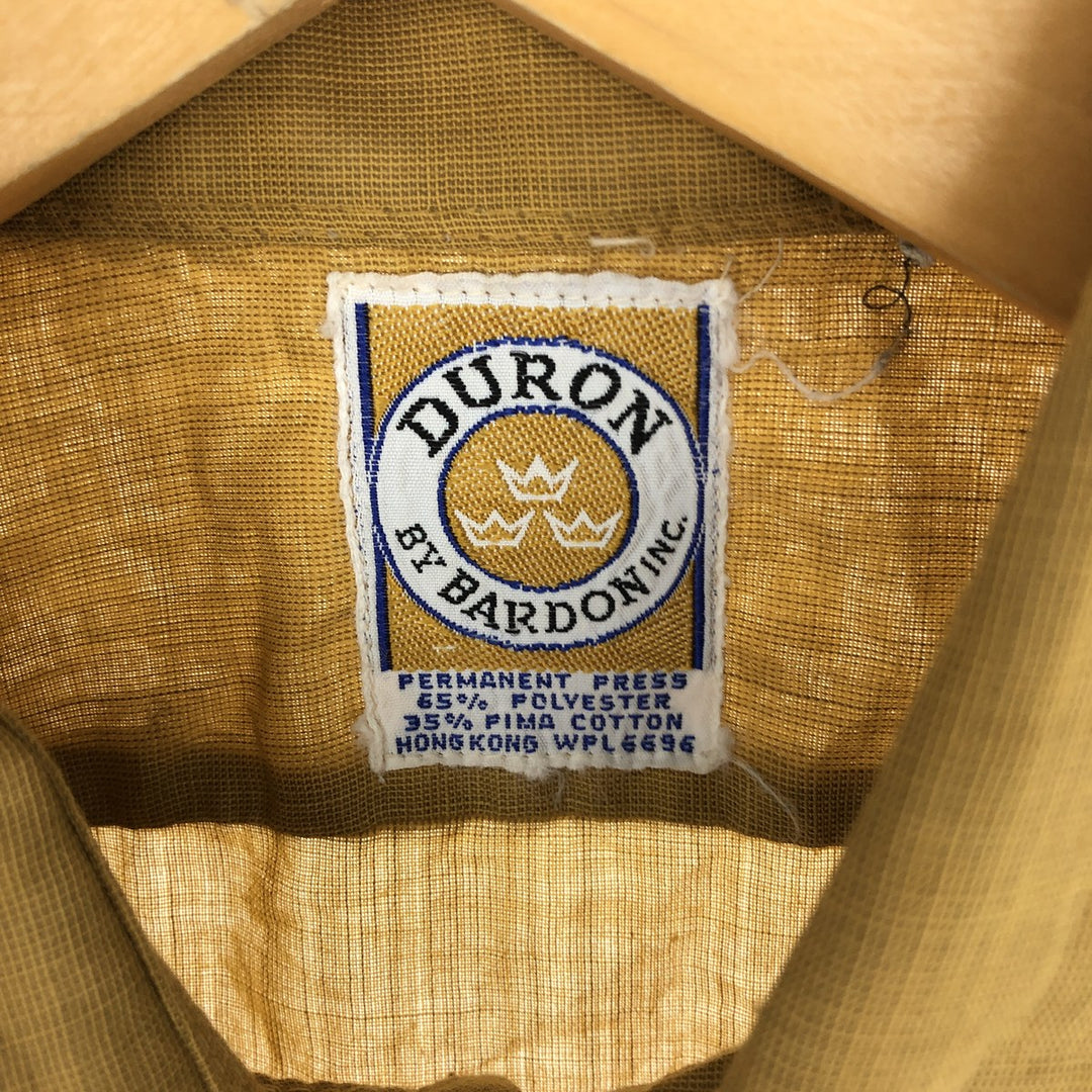 70's DURON short sleeve shirt, men's S, vintage /eaa445195