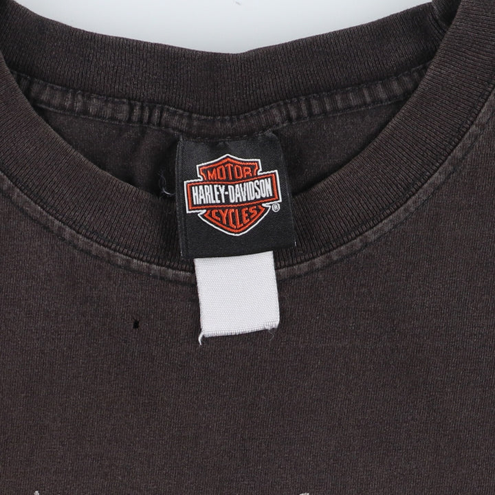 00'S Harley-Davidson Motorcycle Bike T-shirt Men's L /eaa445222