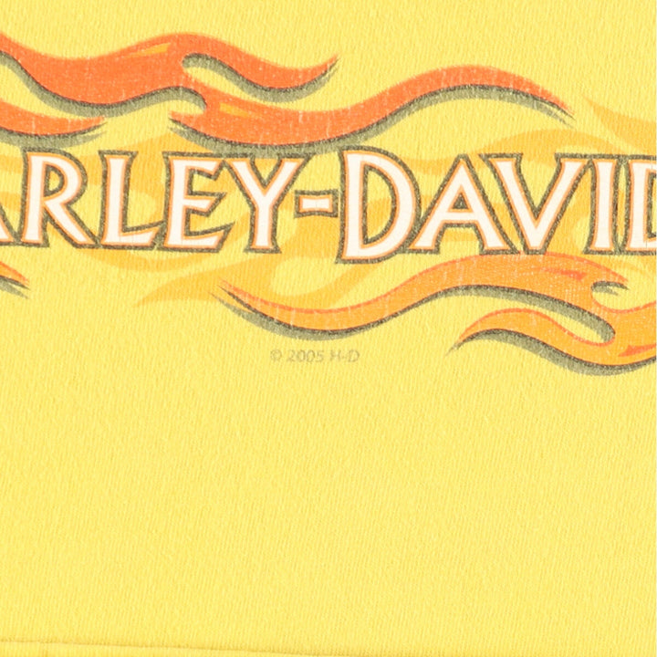 00'S Harley-Davidson Motorcycle Bike T-shirt Made in USA Men's L /eaa445225