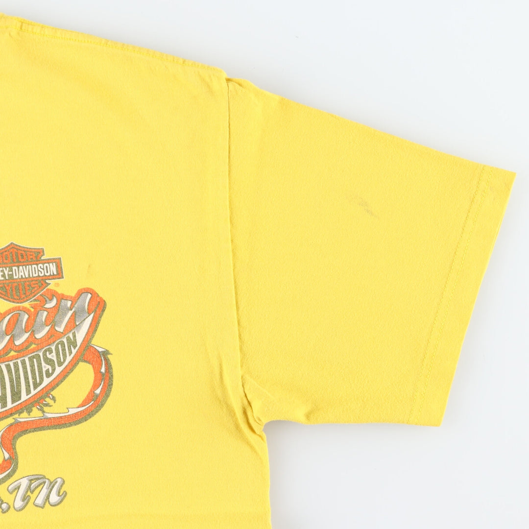 00'S Harley-Davidson Motorcycle Bike T-shirt Made in USA Men's L /eaa445225