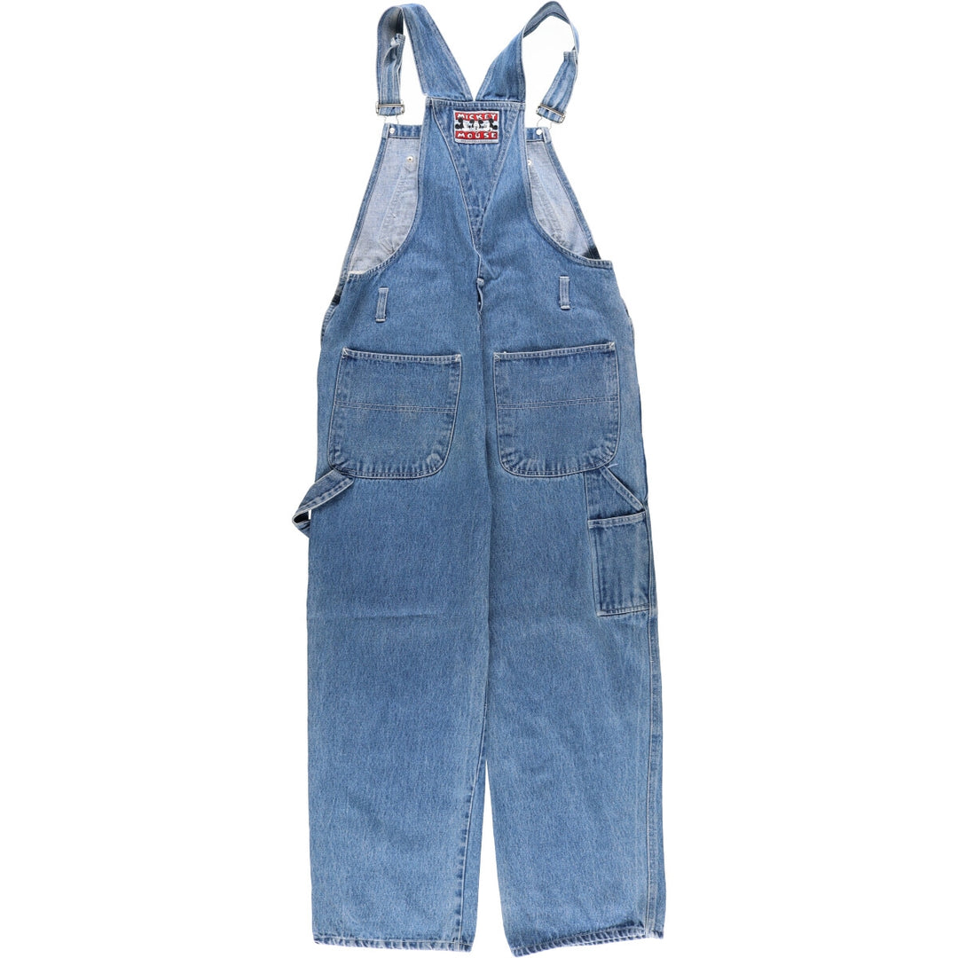 MICKEY UNLIMITED MICKEY MOUSE MINNIE MOUSE Mickey Mouse Minnie Mouse denim overalls ladies L (w32) /eaa445272