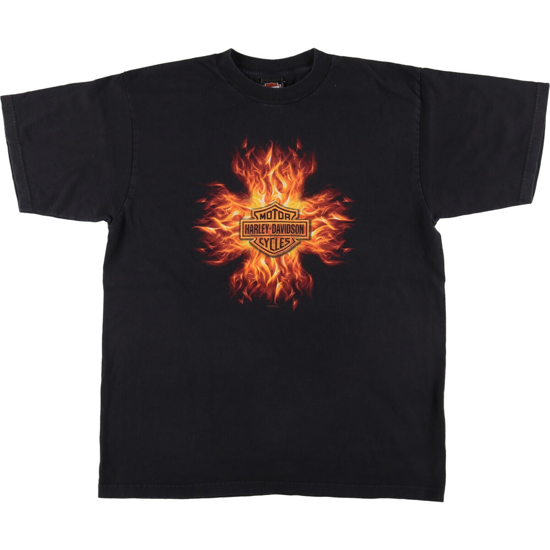 00'S Harley-Davidson Motorcycle Bike T-shirt Made in USA Men's XL /eaa445311