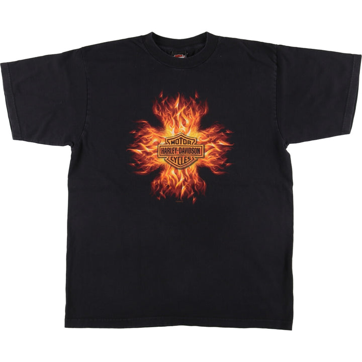 00'S Harley-Davidson Motorcycle Bike T-shirt Made in USA Men's XL /eaa445311