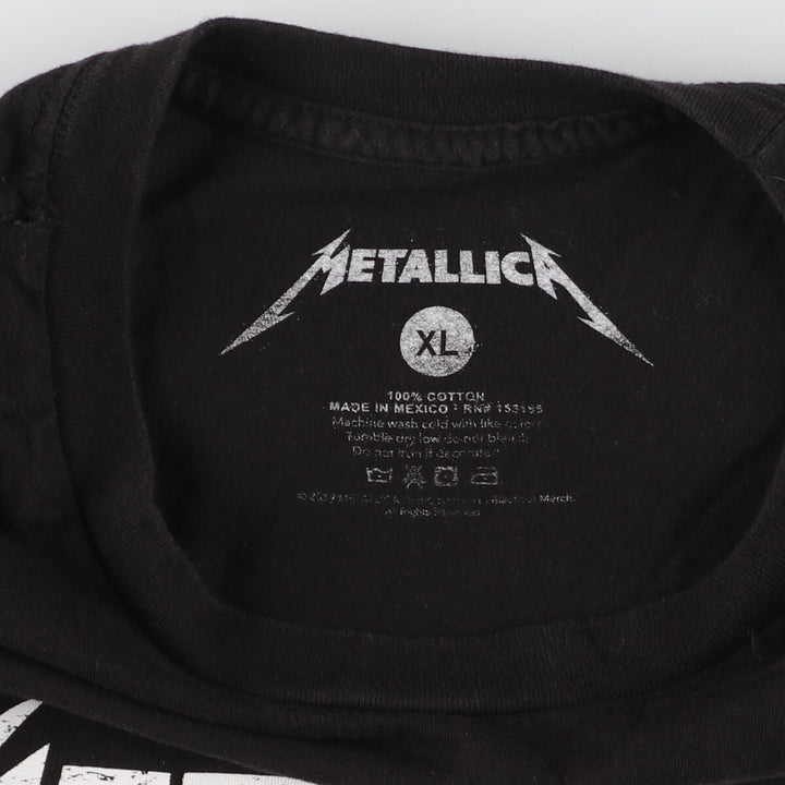 METALLICA Metallica Band T-shirt Band T Men's XL /eaa445323