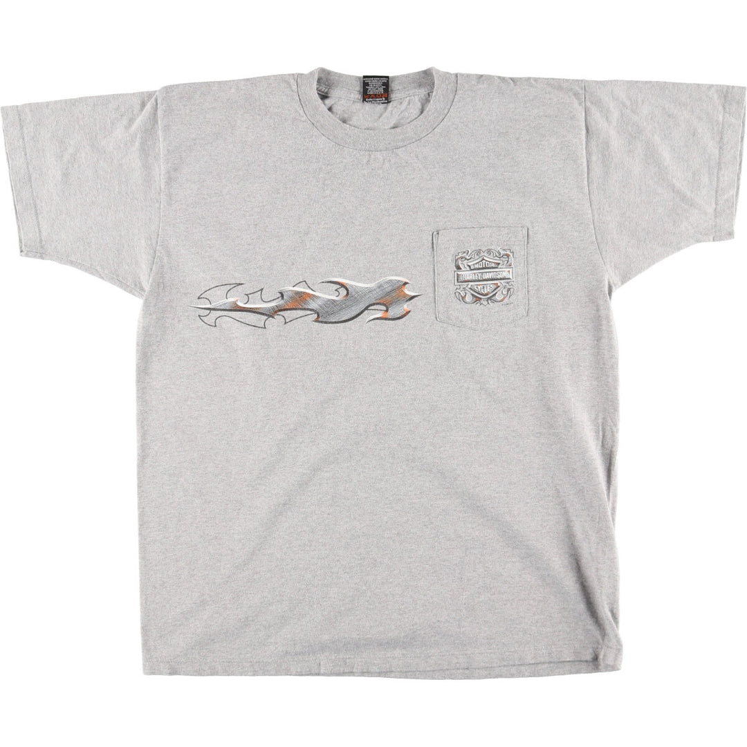 00'S Harley-Davidson Motorcycle Bike T-shirt Made in USA Men's XL /eaa445356