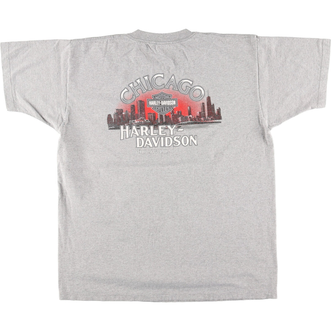 00'S Harley-Davidson Motorcycle Bike T-shirt Made in USA Men's XL /eaa445356