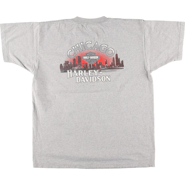 00'S Harley-Davidson Motorcycle Bike T-shirt Made in USA Men's XL /eaa445356