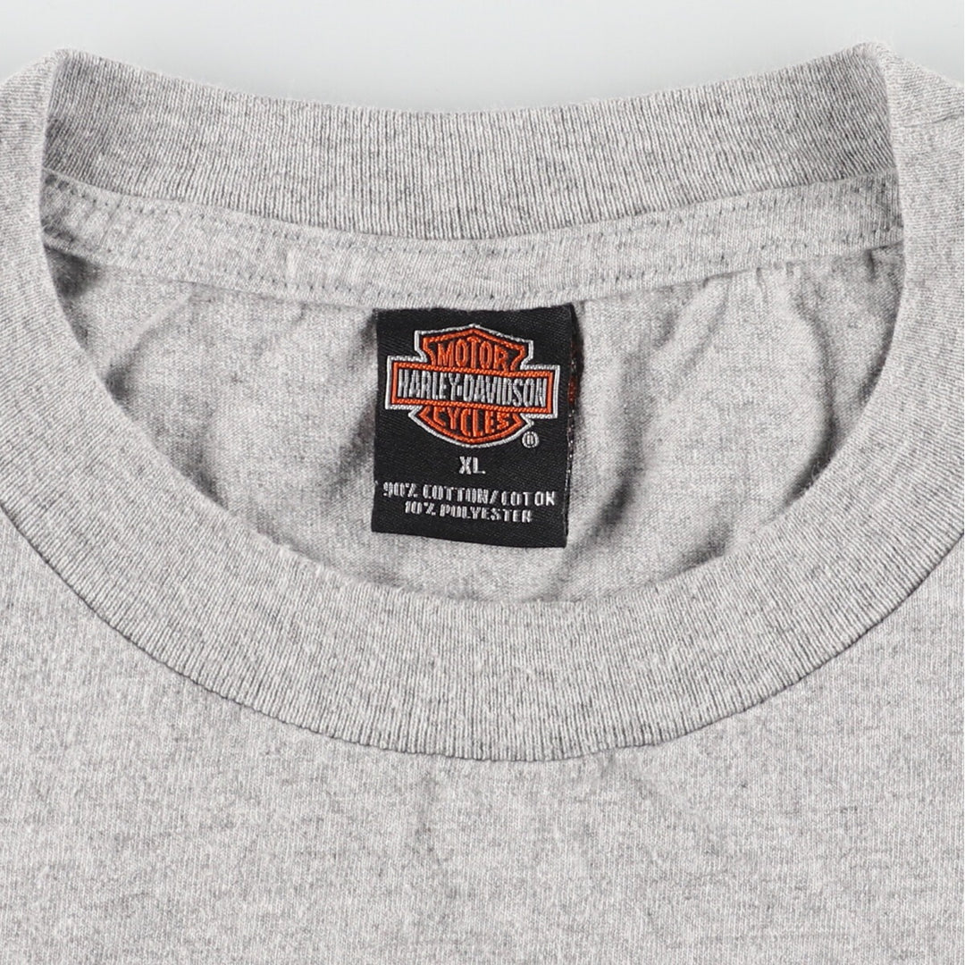 00'S Harley-Davidson Motorcycle Bike T-shirt Made in USA Men's XL /eaa445356