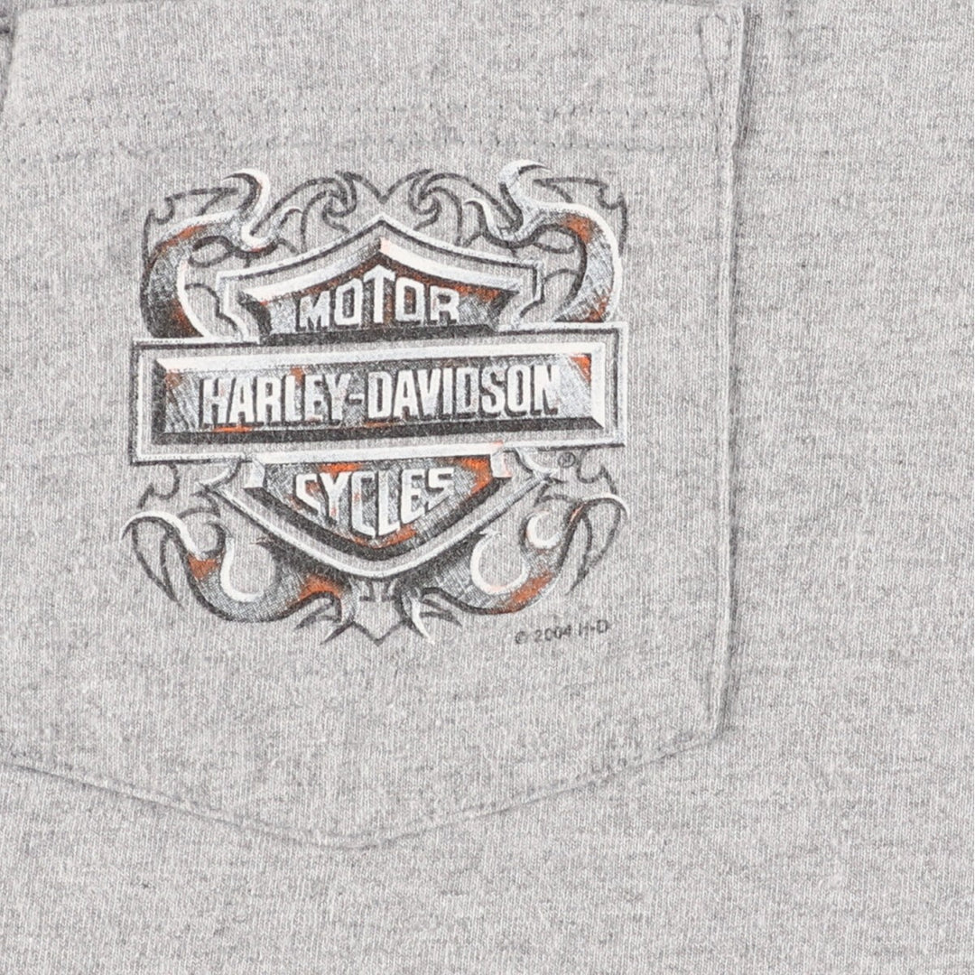 00'S Harley-Davidson Motorcycle Bike T-shirt Made in USA Men's XL /eaa445356