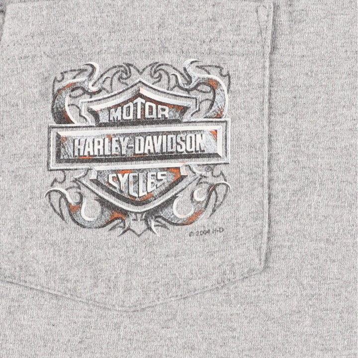 00'S Harley-Davidson Motorcycle Bike T-shirt Made in USA Men's XL /eaa445356