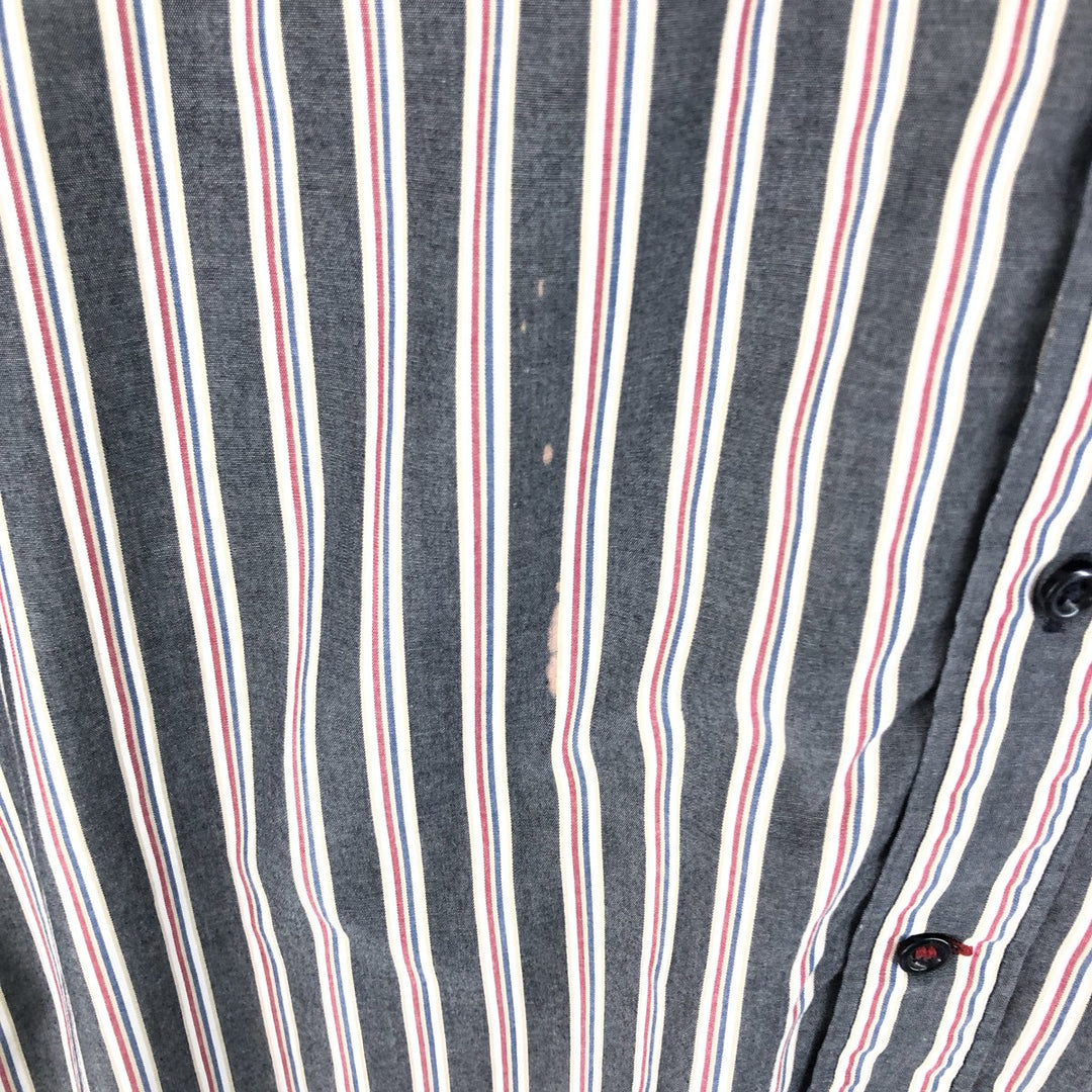 NAUTICA Long Sleeve Button Down Striped Shirt Men's L /eaa445362