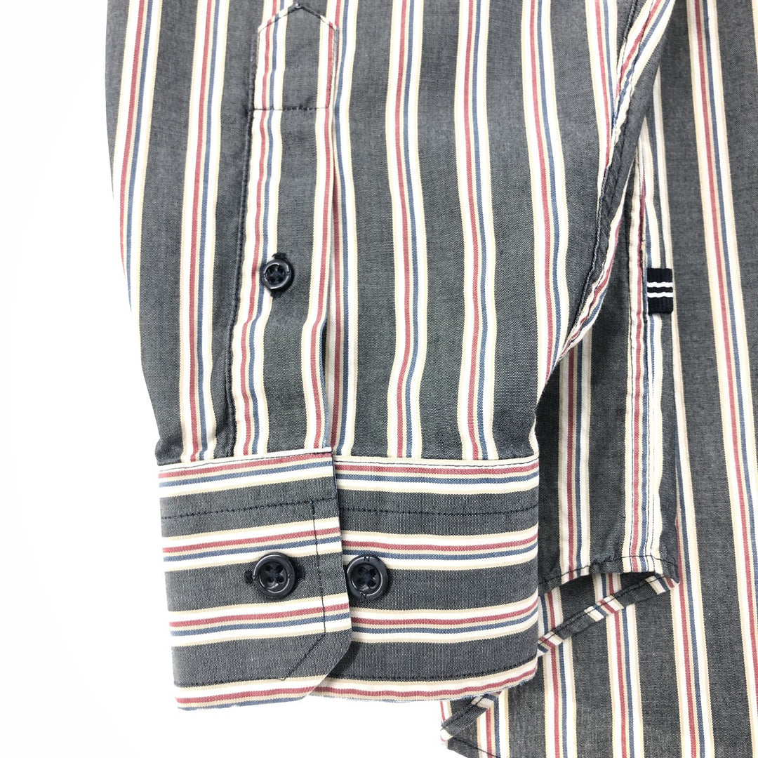 NAUTICA Long Sleeve Button Down Striped Shirt Men's L /eaa445362