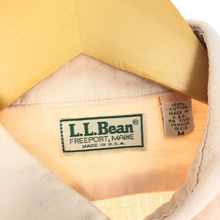 LLBean Long Sleeve Cotton Shirt Made in USA Men's L /eaa445423