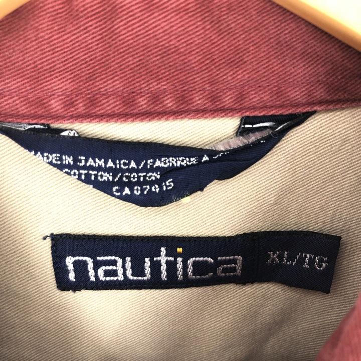 90'S NAUTICA Long Sleeve Button Down Shirt Men's XL Vintage /eaa445425