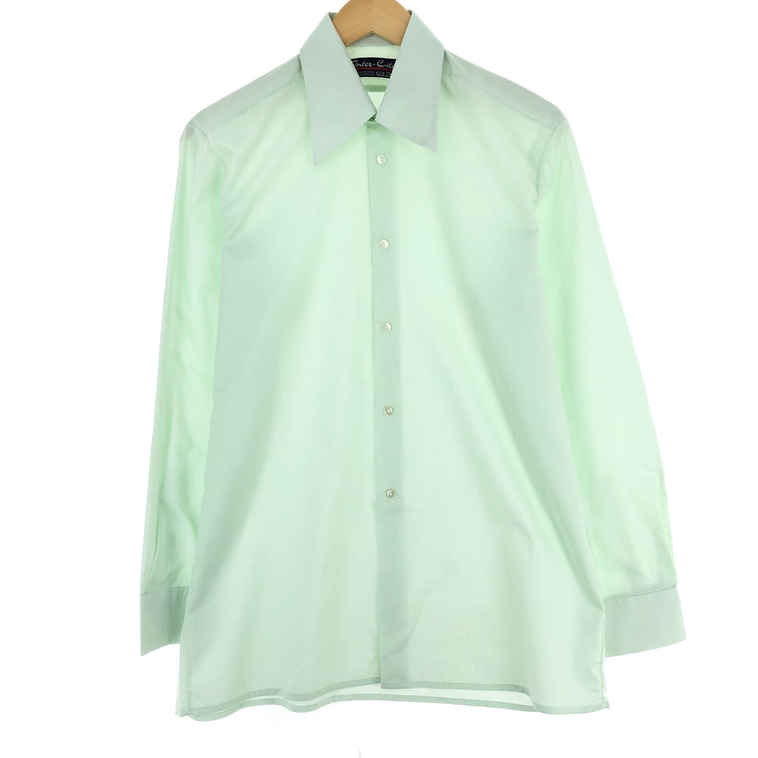 70'S Inter-City long sleeve cotton shirt, men's L, vintage /eaa445447
